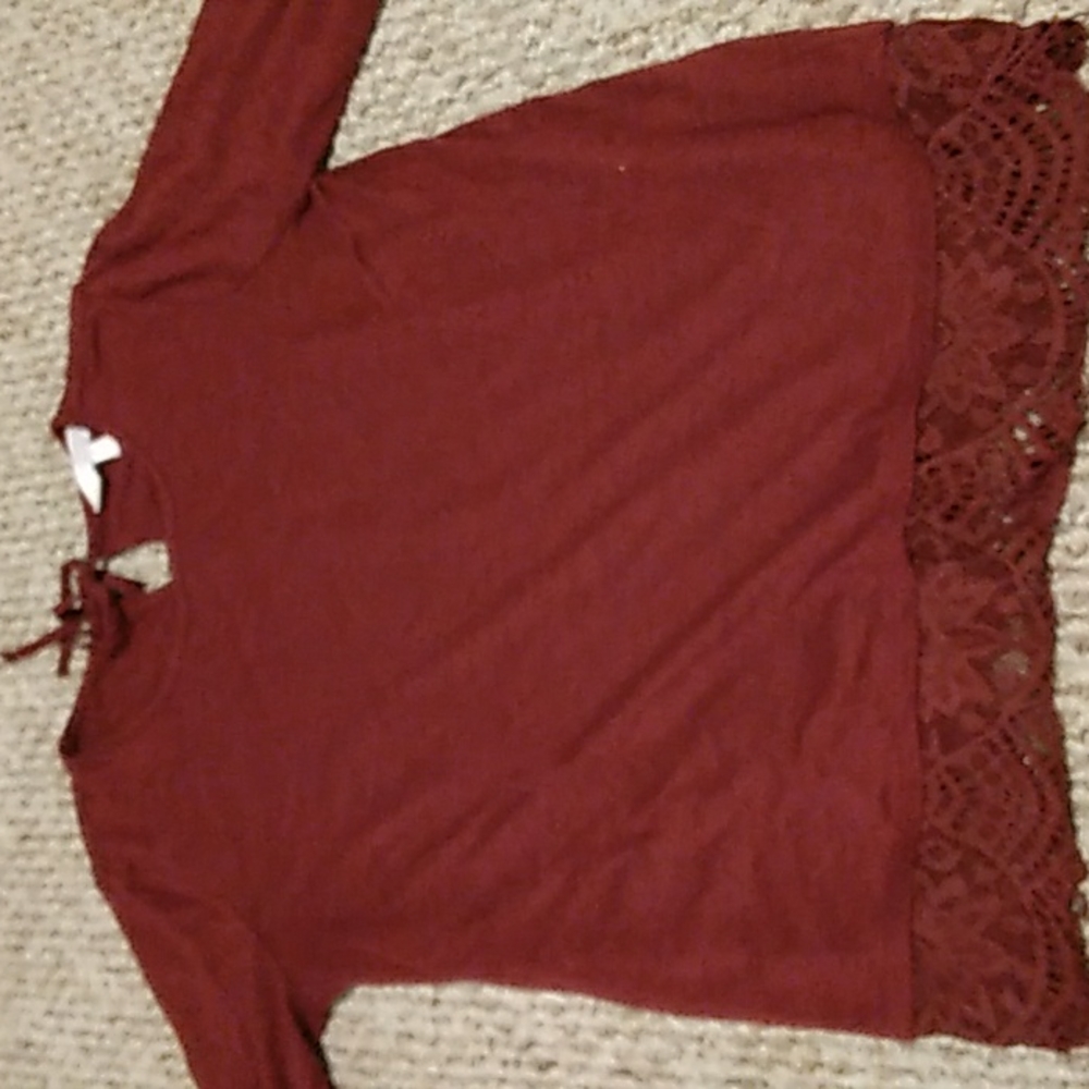 Red Lauren Conrad Blouse